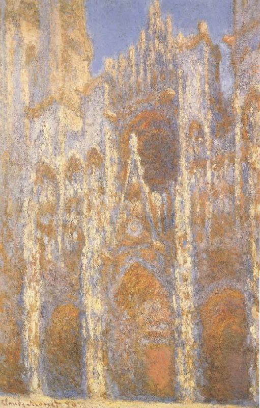 Claude Monet La Cathedrale de Rouen au Crepuscule